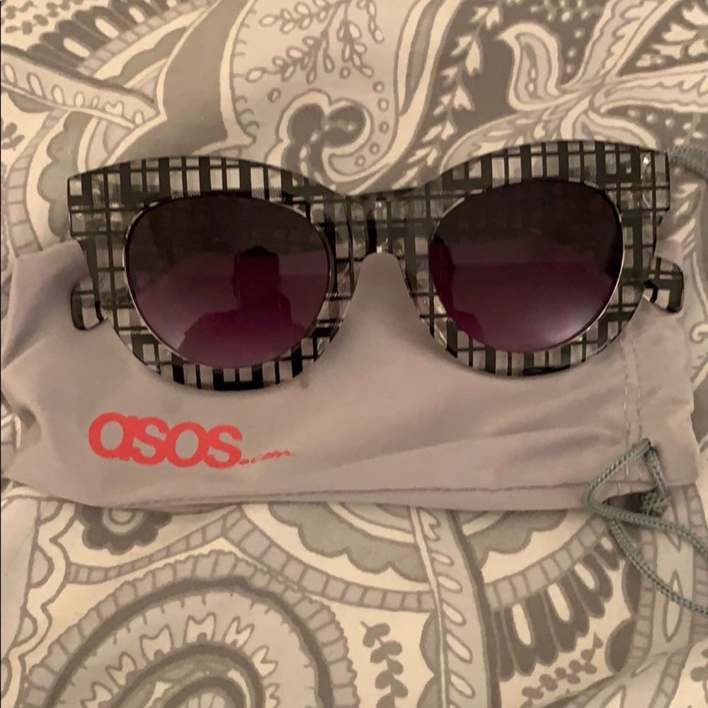 ASOS Checked Sunglasses